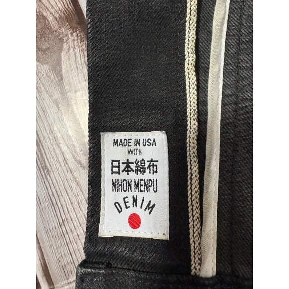 Rogue Territory RGT Nihon Menpu denim Supply Jacket sz L color Black made in USA - Picture 4 of 9